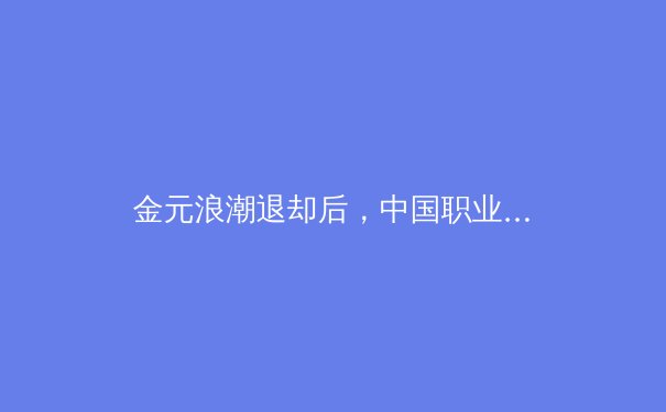 金元浪潮退却后，中国职业体育联赛的转型阵痛与价值重构