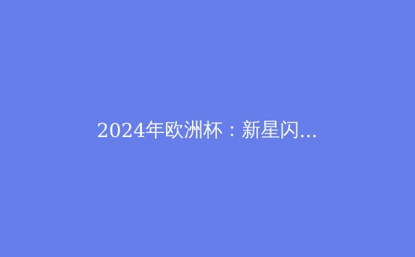 2024年欧洲杯：新星闪耀与战术革新，谁将问鼎欧洲之巅？